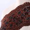 Orange and Black Rose Stretch Lace Trim 6" Wide Floral Elastic for Lingerie Costumes & Crafts